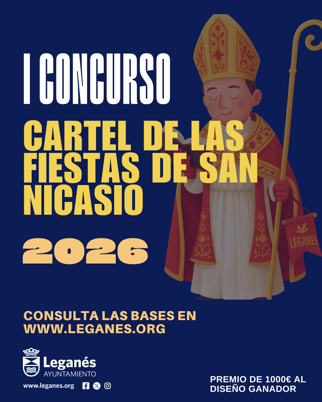 El Ayuntamiento de Leganés convoca un concurso para que los vecinos creen el cartel de las Fiestas de San Nicasio 