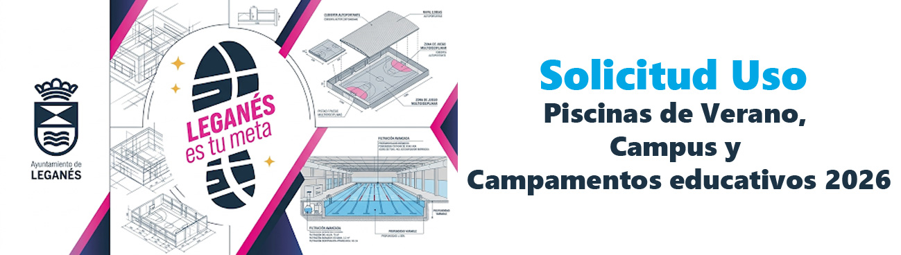 Solicitud Uso Piscinas de Verano, Campus y Campamentos educativos 2026