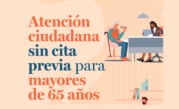 El Servicio de Atención a la Ciudadanía atenderá sin cita previa a los mayores de 65