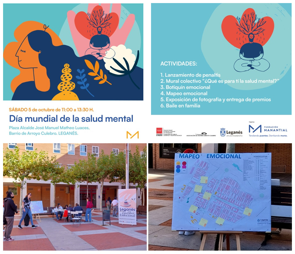 Actuaciones en la calle, “la salud mental a la calle”
