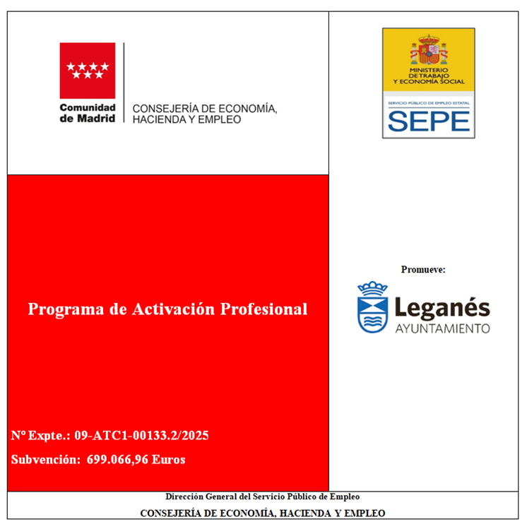 PROGRAMA PÚBLICO DE EMPLEO-FORMACIÓN PARA LA ACTIVACIÓN PROFESIONAL (2025)