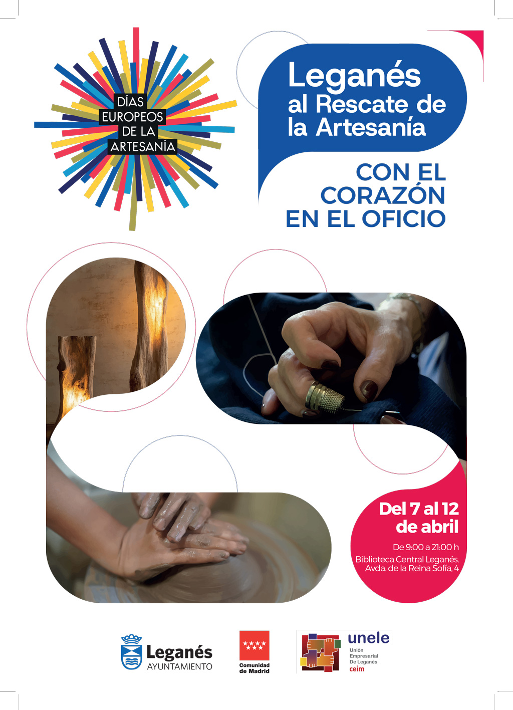 Leganés celebra los Días Europeos de la Artesanía con la exposición “Leganés al Rescate de la Artesanía: Con el corazón en el oficio”