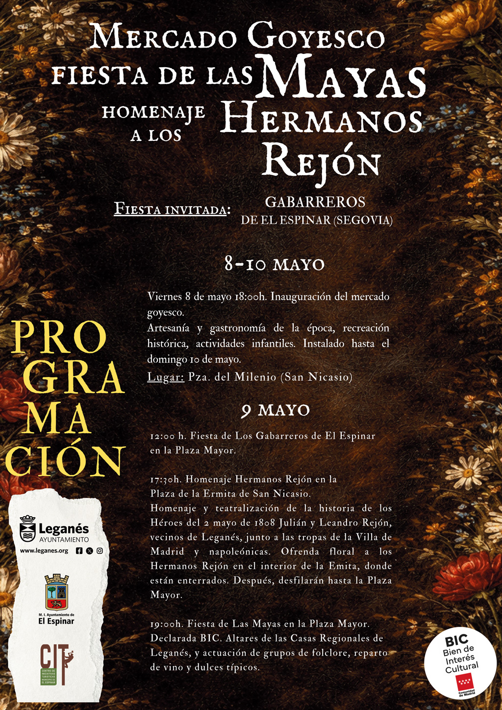 El fin de semana del 8 al 10 de mayo vuelven las Mayas, la recreación histórica de los Hermanos Rejón y la fiesta de los Gabarreros