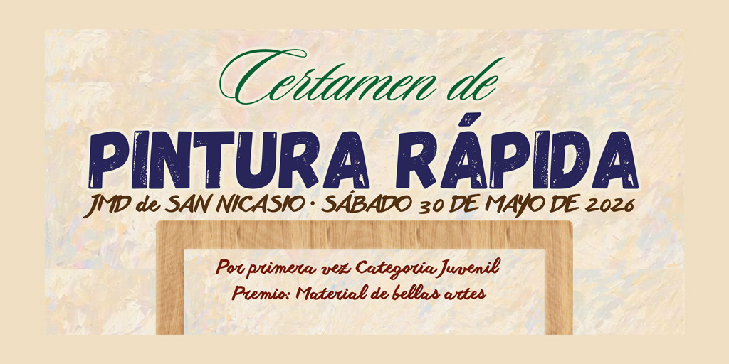 CERTAMEN DE PINTURA RÁPIDA SAN NICASIO 2026