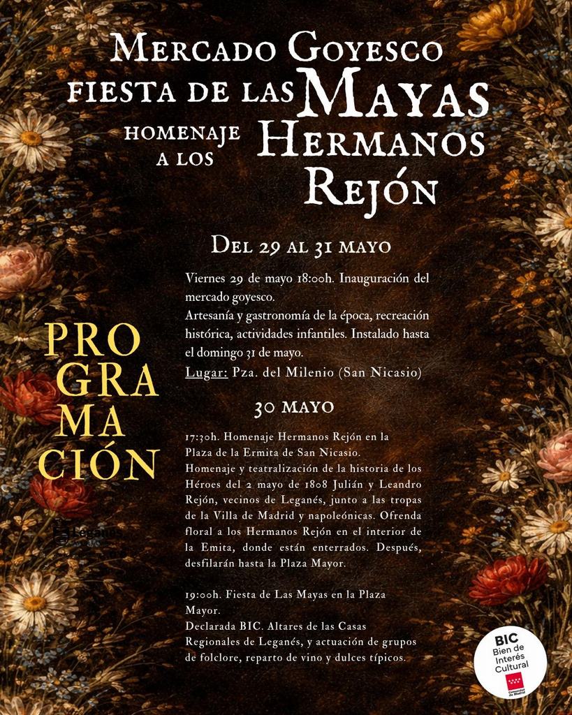 Este fin de semana llegan las Mayas, la recreación histórica de los Hermanos Rejón y el Mercado Goyesco