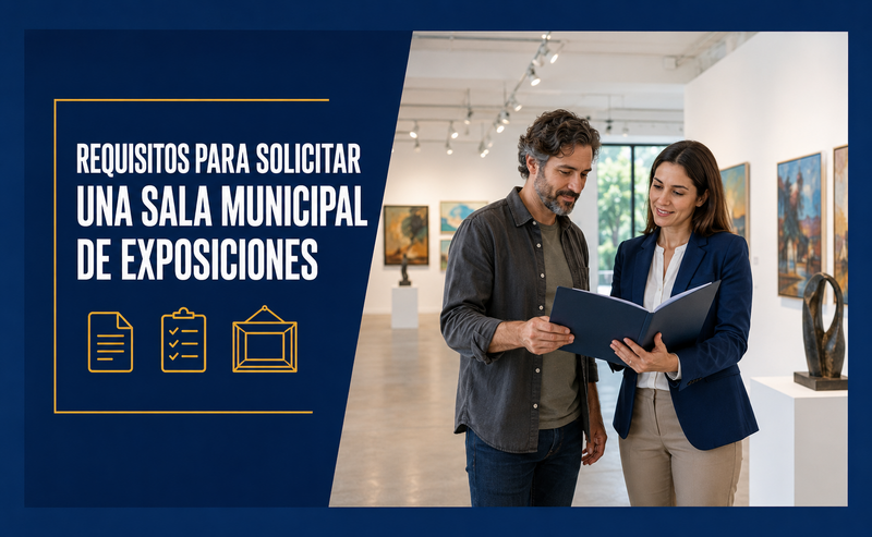 REQUISITOS PARA SOLICITAR UNA SALA MUNICIPAL DE EXPOSICIONES