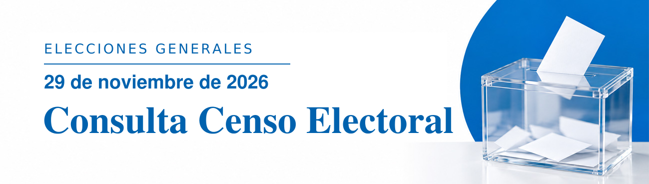 Consulta Censo Elecciones Generales 2026