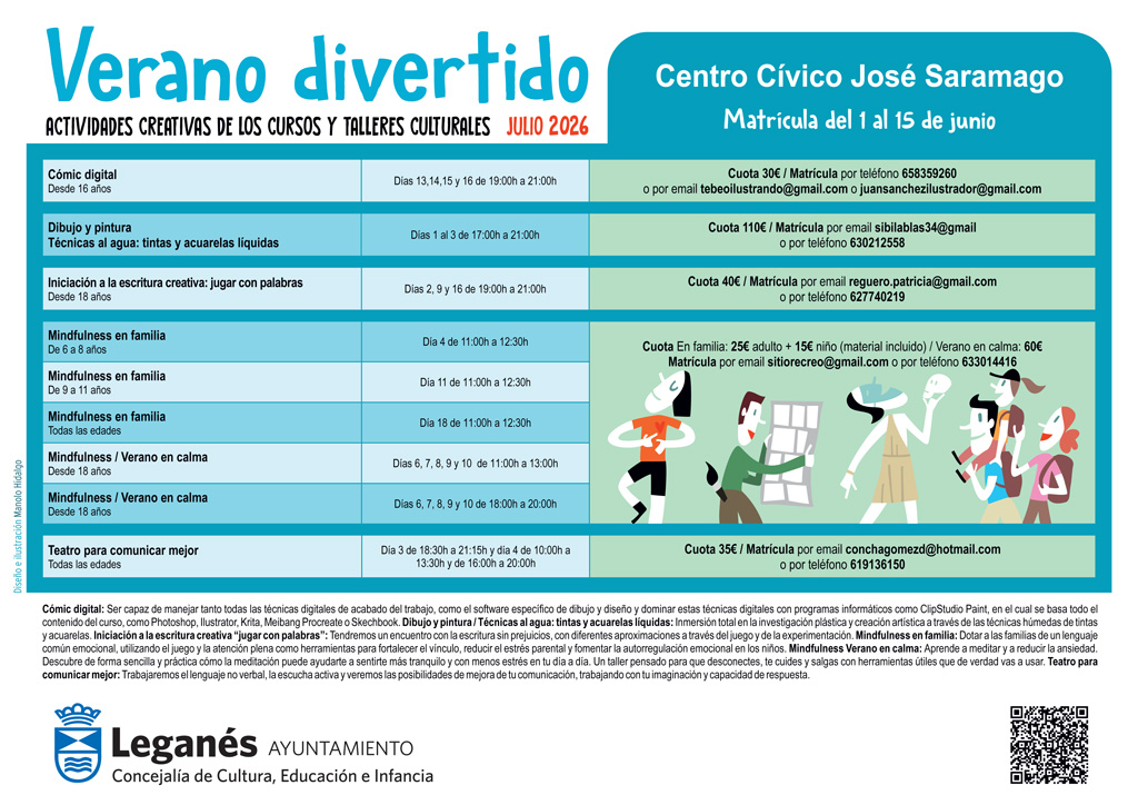 Descargar programación Verano Divertido 2026