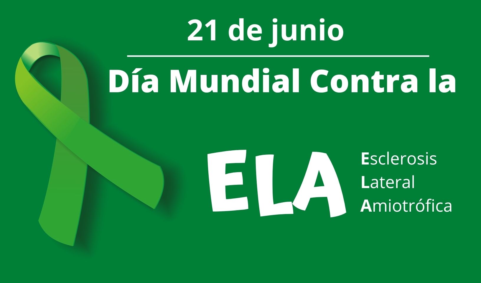 DÍA MUNDIAL DE LA ESCLEROSIS LATERAL AMIOTRÓFICA (ELA)