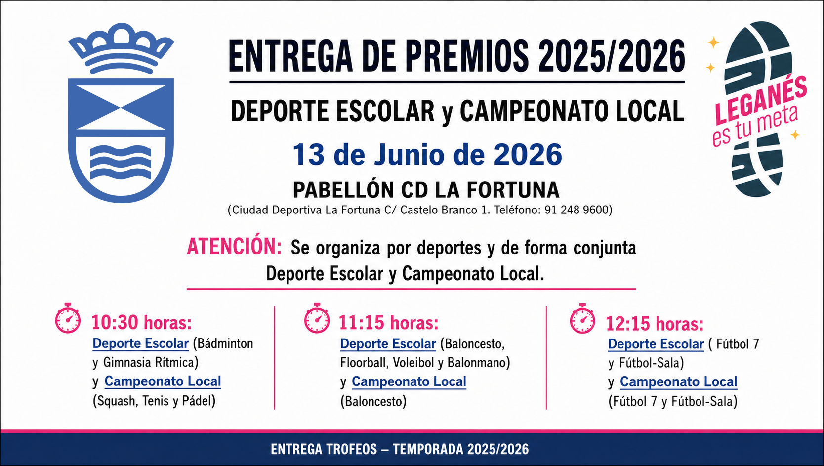 ENTREGA DE PREMIOS 2025/2026